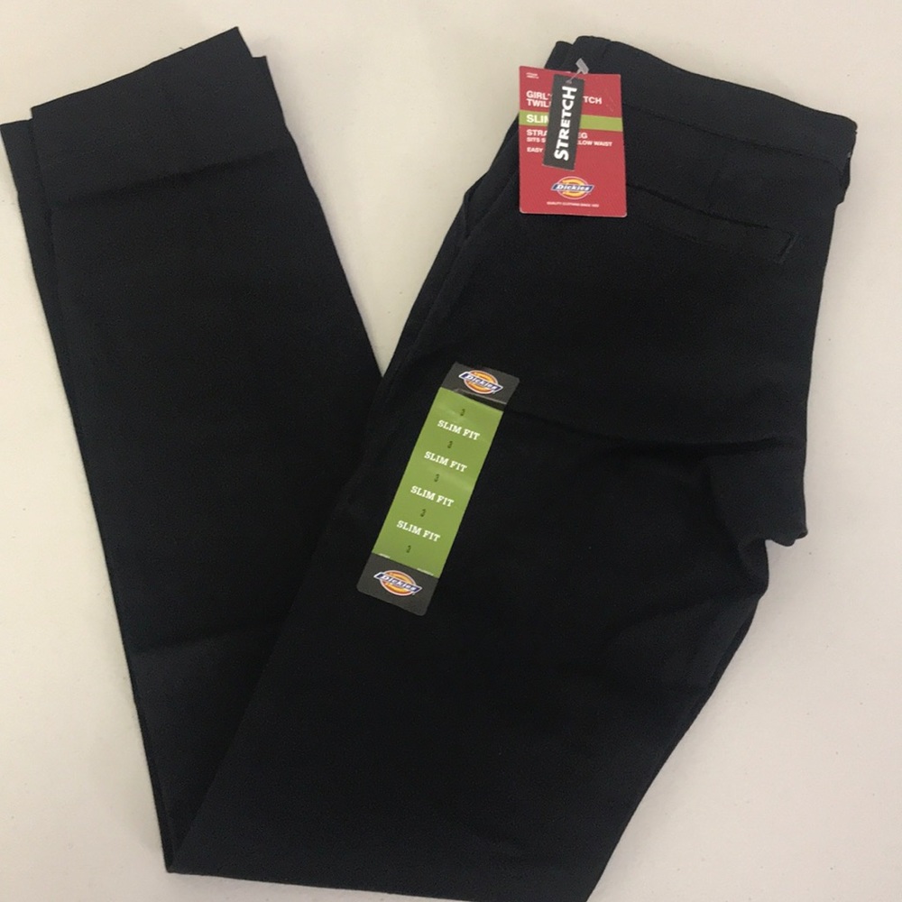 NWT Dickies Girls' Slim Stretch Pant (E5)